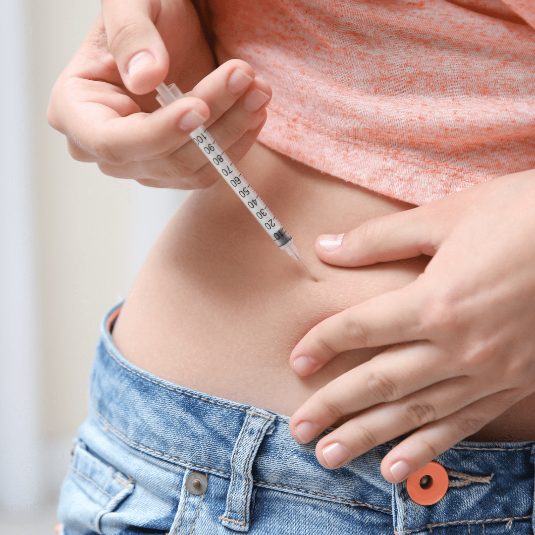 sub-q or subcutaneous injection for weight loss and other medications